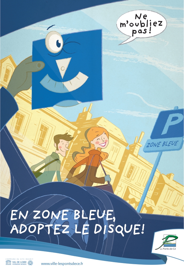 Stationnement en zone bleue - Ville des Ponts de Cé