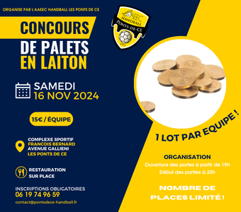 Concours de Palets Laiton - AAEEC Handball