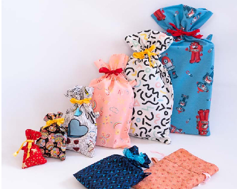 ATELIER COUTURE DE POCHETTES DE NOËL DURABLES ET ZÉRO DÉCHET