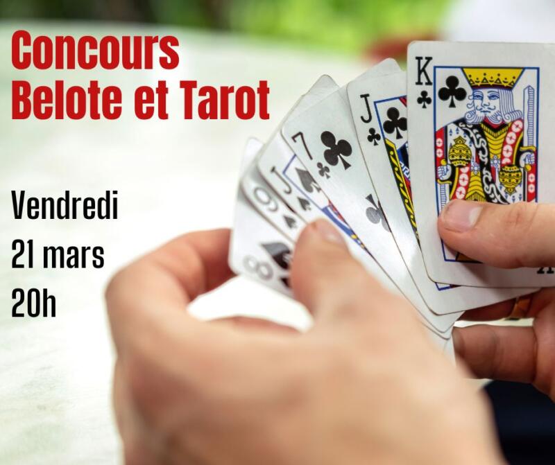 Concours de Belote et Tarot