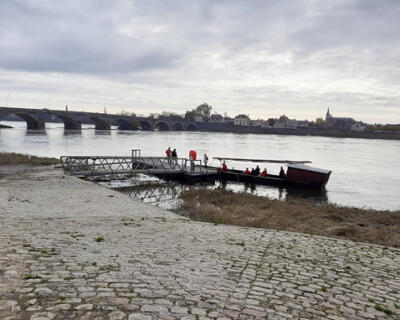 Balade en bateau traditionnel sur la Loire