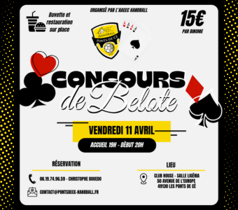 Concours de Belote - AAEEC Handball